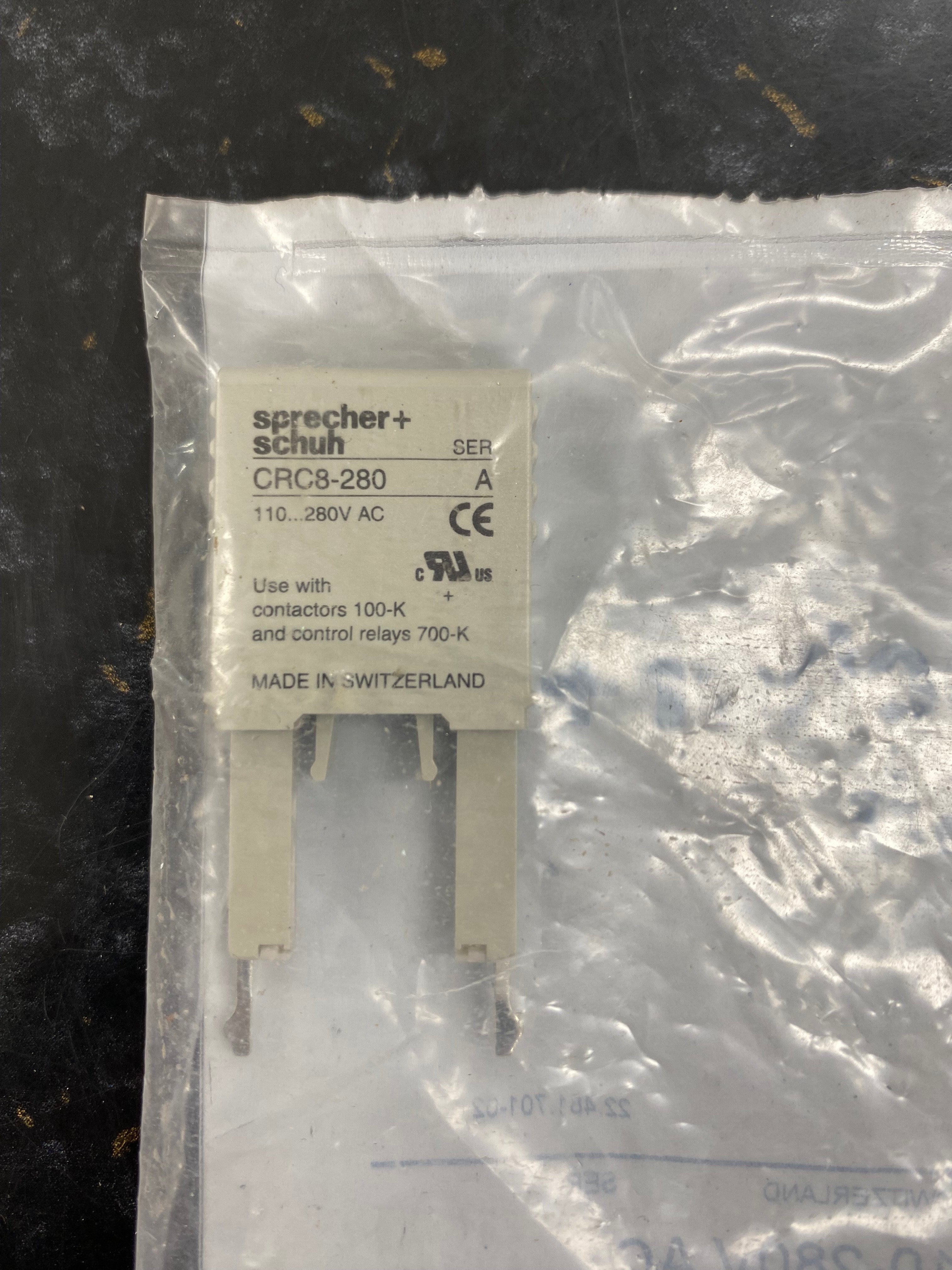 S+S CA7 Coil Suppressor RC Module 110 to 280VAC