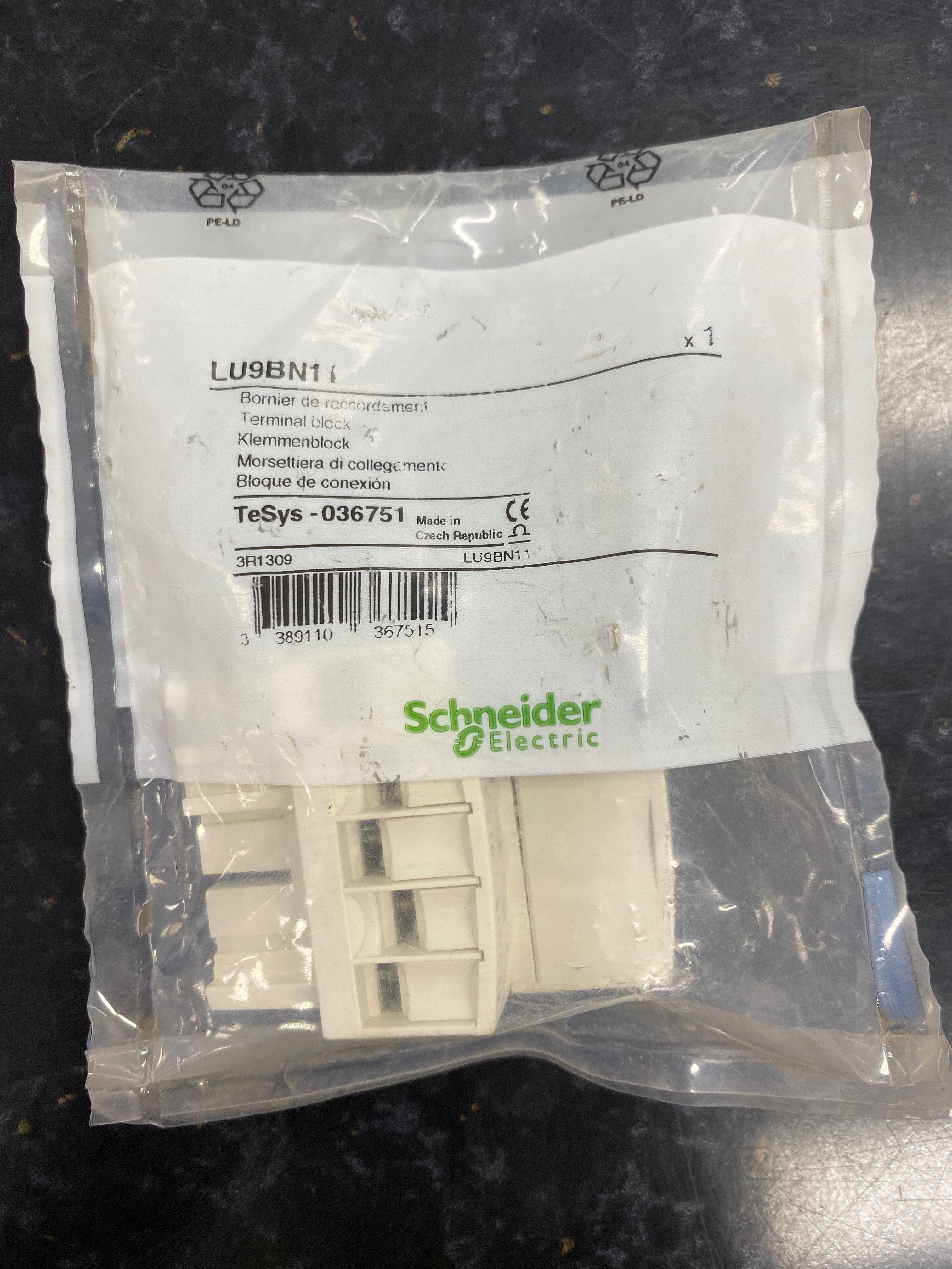 Schneider Electric Control Terminal Block LU9BN11